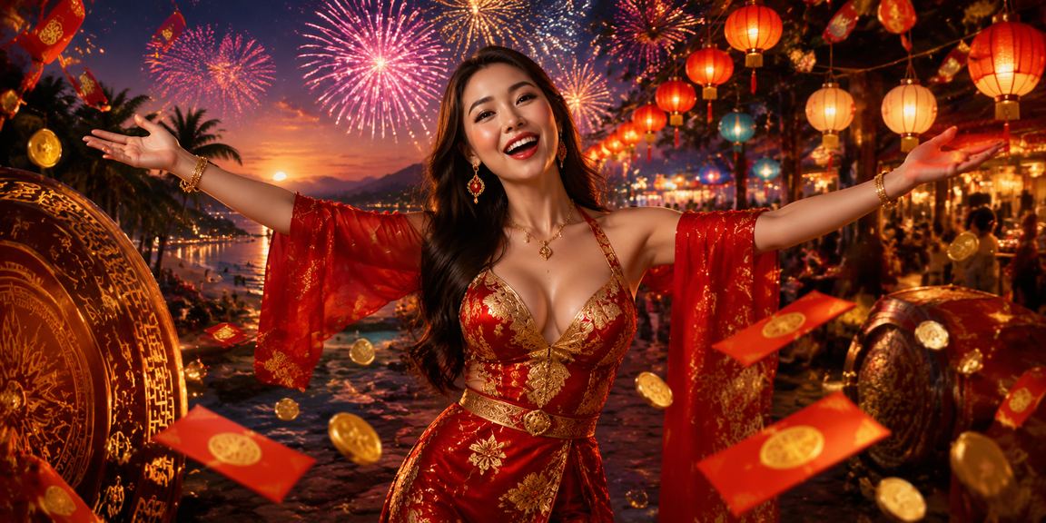 Người chơi nhận phong bao đỏ bonus tại chợ đêm Phú Quốc trên điện thoại